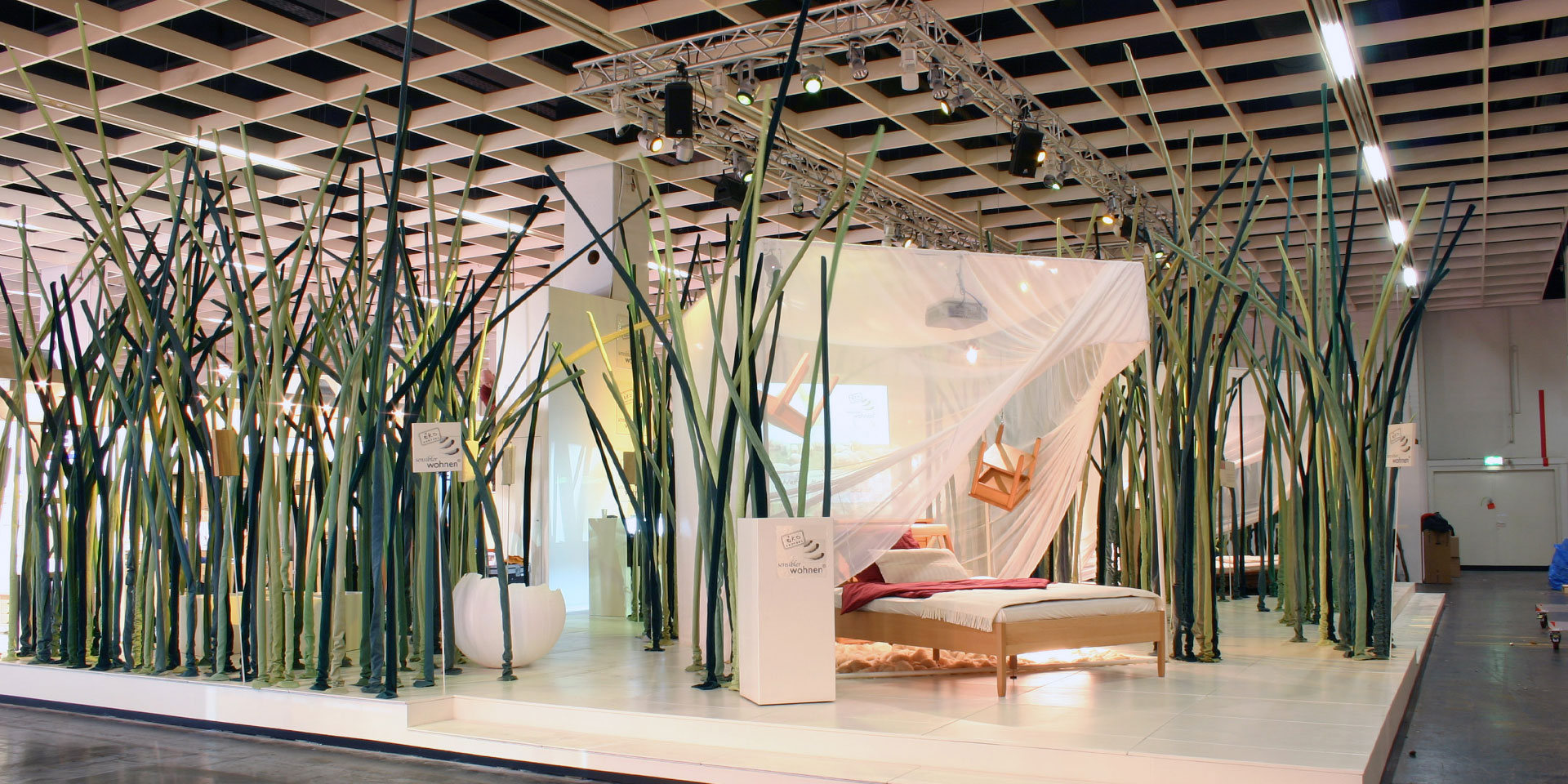 fair booth / exhibition „nest feelings“ at the IMM Cologne